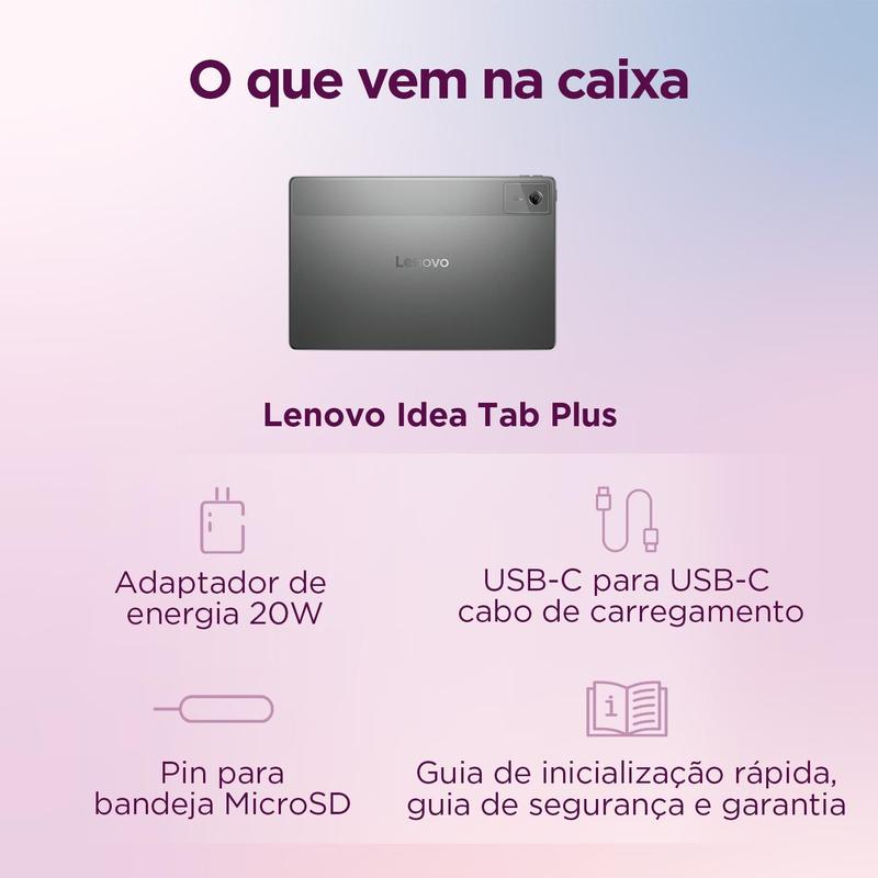 Tablet Lenovo Idea Tab Plus Octa Core 8GB RAM 256GB Luna Grey
